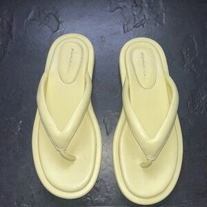 Kachorovska Padded Flip-Flop Sandals